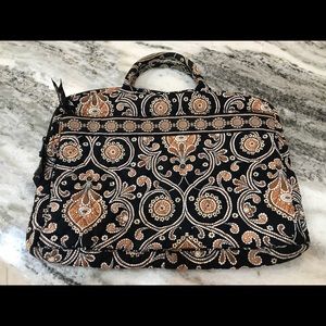 Vera Bradley Caffe Latte Laptop Tote